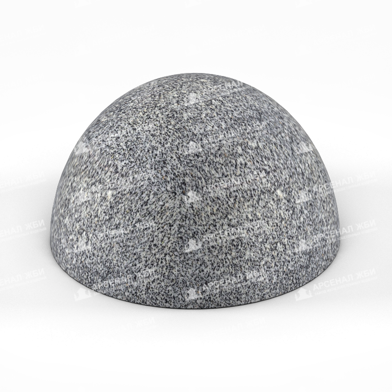 Полусфера бетонная ПСФ-5 "Фактурная"